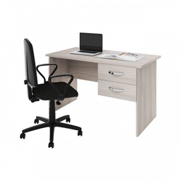 [A10552] Scrivania da camera Olmo 2 cassetti in legno nobilitato cm119x64xH.75