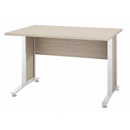 [CAP94876] Scrivania postazione lavoro bianco quercia cm 120 x 80 x 74 h