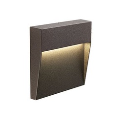 [SOV99154/27] Segnapasso 3W Led 4000K  linea geo square  caffe'