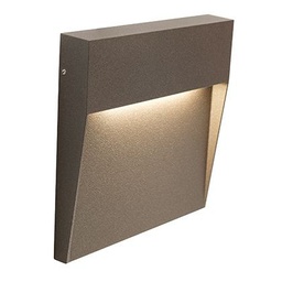 [SOV99155/27] Segnapasso 6W Led 4000K  linea geo square  caffe'