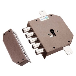 [DFL3014532] Serratura Da Applicare Triplice Per Cilindro Europ Sx   E 63 - Mm 132 X  146