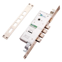 [DFL3014620] Serratura Da Infilare Triplice Per Porte Blindate  E 47 - Scatola Mm 194 X 78