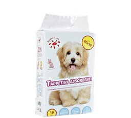 [Z410151] Set 10 Tappetini Assorbenti Per Cani E Gatti 60x90