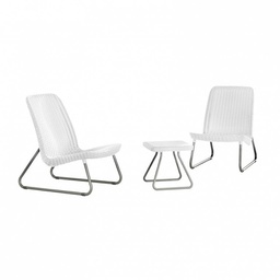 [1994247] Set esterno balcone bistro keter bianco arredo casa giardino