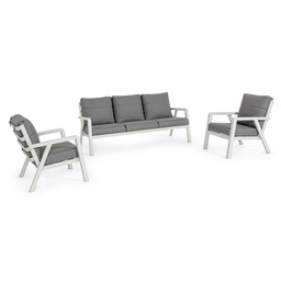 [B0663161] Set salotto 3 pz con cuscini Truman Lunar