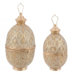 [B0141180] Set2 Lanterna Namid Ov Champagne