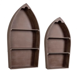 [B0245029] Set2 Mensola Boat Naturale