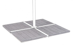 [B0795656] Set4 Marmette 50X50 20Kg Cemento Wenge - 