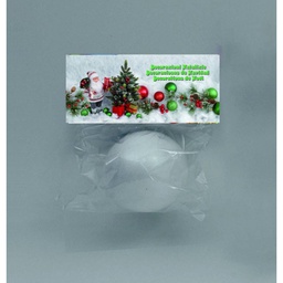 [042169] Sfera grande  Da decorare shabby decori natalizi lavoretti  mm 100