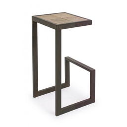 [19628338] Sgabello industrial bar Blocks 70h cm