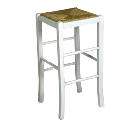 [V28042400BI] Sgabello legno venus faggio laccato bianco cm42x37,5h73 made in italy
