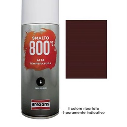 [19909465] Smalto spray acrilico ad alte temperature Arexons marrone 400 ml