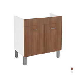 [DFLEX-140-260-080B] Sottolavello kit per lavello inox 80x50 cm - Bianco
