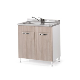 [A10438] Sottolavello per cucina olmo 2 ante Cm 80x50xH 85