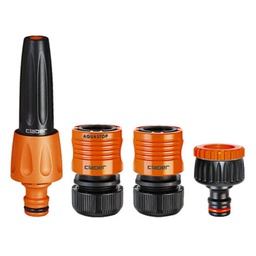 [028344] Starter Kit Lancia irrigazione 3 Raccordi Portagomma 1-2&quot;