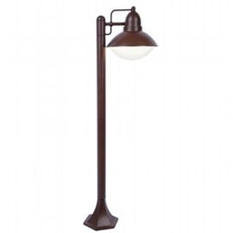 [SOV593/36] Struttura in Alluminio Pressofuso con Portalampada E27 - Adatta per Lampade a Risparmio Energetico corten