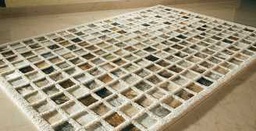 [V9126320000] Tappeto a quadretti 160 x 230 ha-2495 cm. 160 x 230