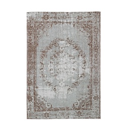 [B0608070] Tappeto cotone azzurro Siria cm 140 x 200