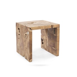 [B0680444] Tavolino Rocio in Legno Cm. 45 x 45h