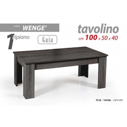 [GIC769306] Tavolino basso grigio salotto cm 100 x 50 x 40 h