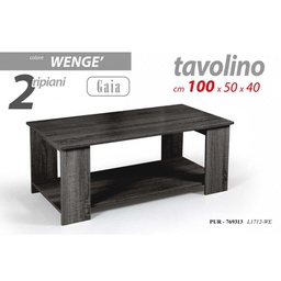 [GIC769313] Tavolino basso salotto grigio cm 100 x 50 x 40 h