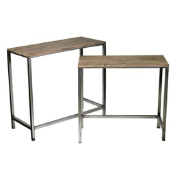 [V6447620000] Tavolino consolle 1-2 rettangolare cm 88