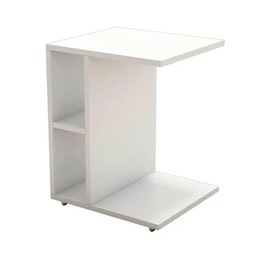 [FZ97149] Tavolino da divano Newceylin porta computer vani a giorno  bianco