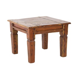 [B0742748] Tavolino in legno stile rustico cm 60x60
