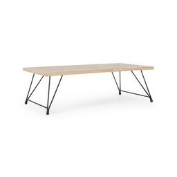 [B0740444] Tavolino in stile Industrial Vintage DISTRICT 120x60x h36 cm