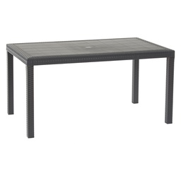 [DFL6129546] Tavolo In Polipropilene 'Houston' Antracite