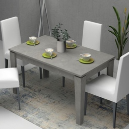 [FZ94283] Tavolo allungabile Cemento MEGARON 120-160X80 cm