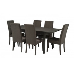 [FZ55681] Tavolo allungabile FIRENZE 120x80 rovere grigio