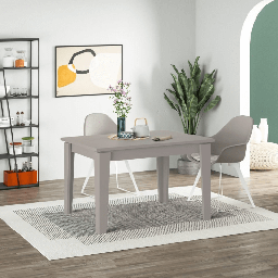 [FZ97906] Tavolo allungabile Megaron tortora light mocha 120x80 cm