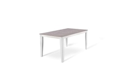 [OM/432/MA] Tavolo allungabile antracite-bianco 90 cm x 156- 316 cm H. 76 cm