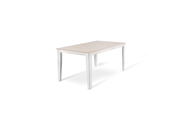 [OM/430/CB] Tavolo allungabile cemento bianco 80 cm x 130-290 cm H. 76 cm