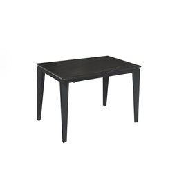 [OM/312/MN] Tavolo allungabile con top in ceramica 120/170x80 cm