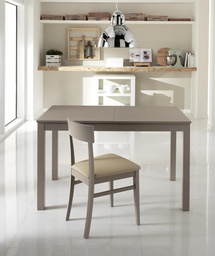 [OM/156/TO] Tavolo allungabile in melaminico tortora 130/210x80x76h cm