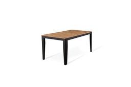 [OM/431/RO] Tavolo allungabile rovere-nero 90 cm x 156- 316 cm H. 76 cm