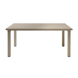 [1945900] Tavolo da esterno tortora 170x100x75H cm Ercole Scab