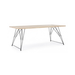 [B0740448] Tavolo design industrial in legno DISTRICT 200x90x h76 cm
