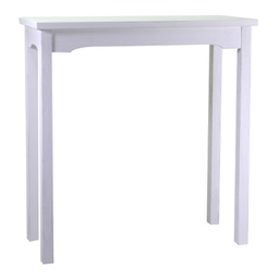 [V8041050000] Tavolo esposizione legno nantes bianco rettangolare cm 114x46h120