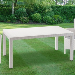 [CAP91920] Tavolo in Resina Melody Cm. 160 x 94 x 74