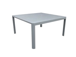 [V6457860000] Tavolo in alluminio Claveland bianco opaco allungabile cm97-149x149xh75