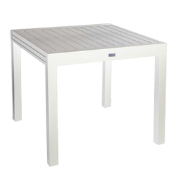 [V6458000000] Tavolo in alluminio Sullivan allungabile bianco
