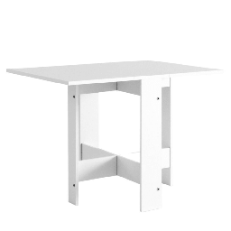 [EFFEZ97594] Tavolo pieghevole salvaspazio Artemio colore bianco EFFEZ