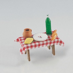 [005749] Teavolo imbndita per presepe 6x7 cm 