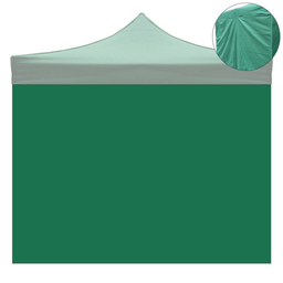 [8053323382904] Telo laterale 3x2mt verde impermeabile per gazebo richiudibile 3x3mt