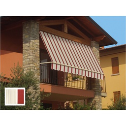 [DFL8048596] Tenda Da Sole A Caduta Cm.300 X H.250 - Verde/Bianco