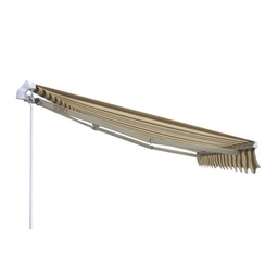[1940017] Tenda da sole inclinazione fissa Beige e Verde ITACA 250x300 cm