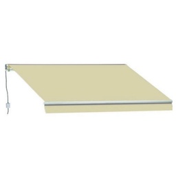[1941148] Tenda da sole motorizzata Beige con barra quadra 300x200 cm